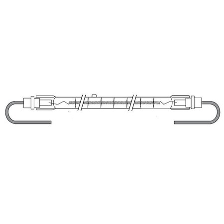 Ilb Gold Bulb, Infrared / Heat /Ir R7S + Wire, Replacement For Donsbulbs, Qih240-1600/L2 QIH240-1600/L2